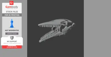 Tylosteus Skull - Skull Replica STL