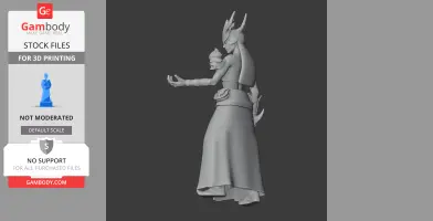 Maggot Broodmother Diablo 4 Figurine - Character Figure STL
