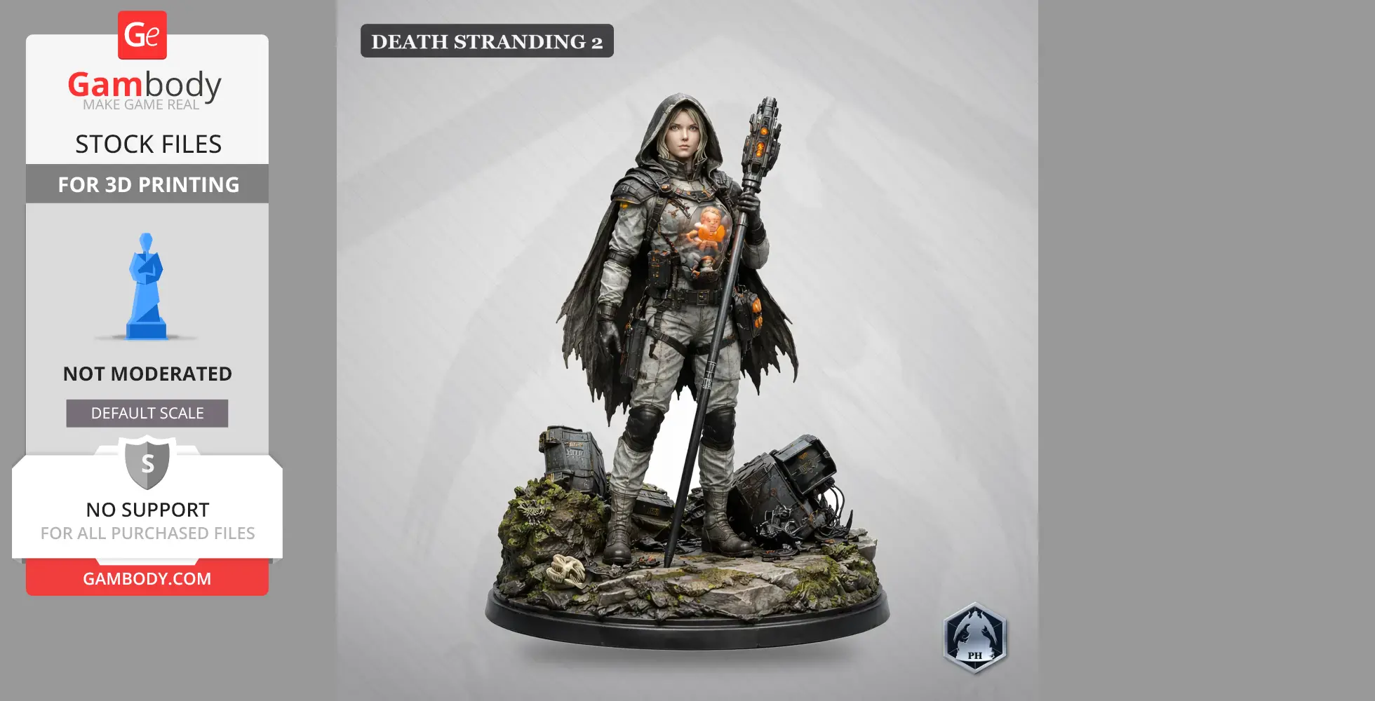 Tomorrow - Death Stranding 2: On the - Character Figure STL