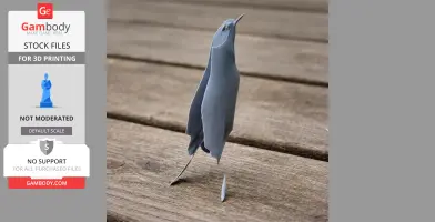 Banded prinia - Prehistoric Animal STL