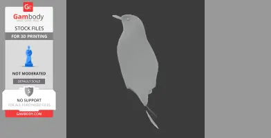 Banded prinia - Prehistoric Animal STL