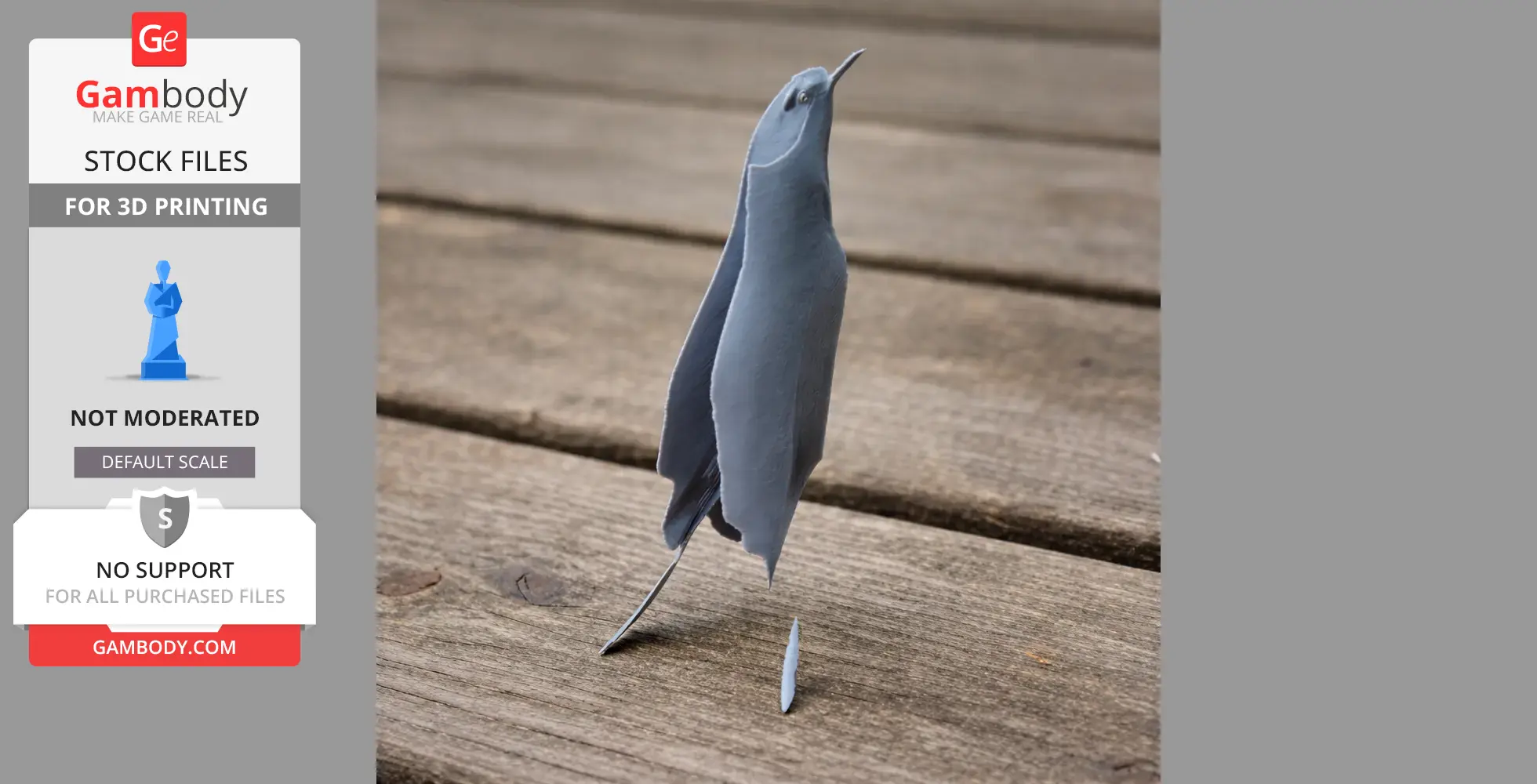 Banded prinia - Prehistoric Animal STL