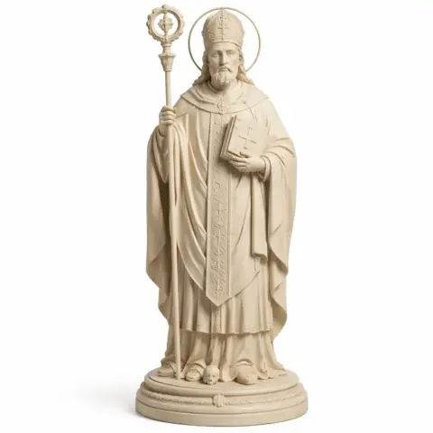 Saint Aprus of Toul - Devotional Statue - STL 3D Print