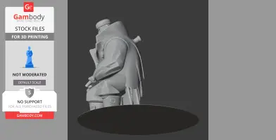 Maine Cyberpunk 2077 Figurine - Character Figure STL
