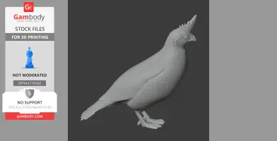 Banded quail - Prehistoric Animal STL
