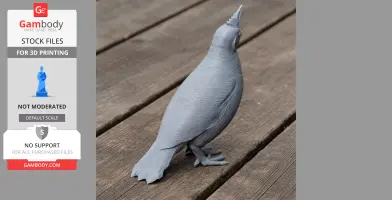 Banded quail - Prehistoric Animal STL