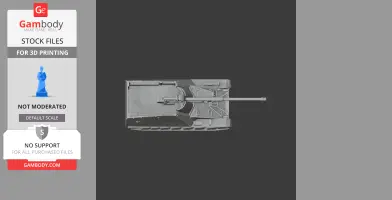 Nashorn tank - Tank Model STL