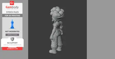 Maisie - Brawl Stars Figurine - Character Figure STL