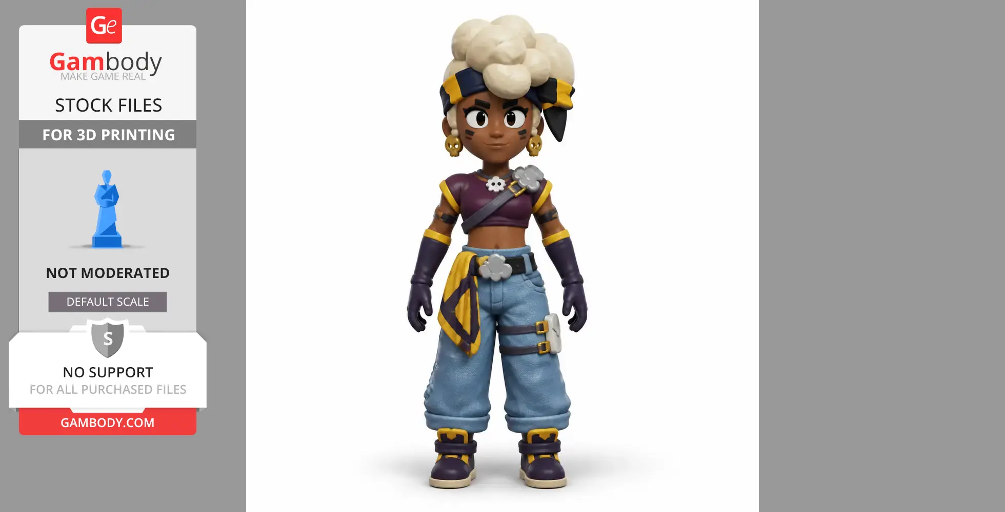Maisie - Brawl Stars Figurine - Character Figure STL