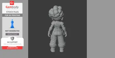 Maisie - Brawl Stars Figurine - Character Figure STL