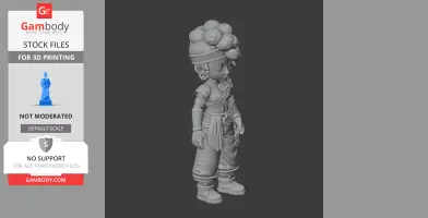 Maisie - Brawl Stars Figurine - Character Figure STL