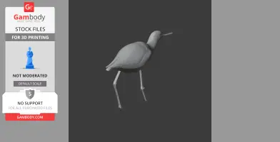 Banded stilt - Prehistoric Animal STL