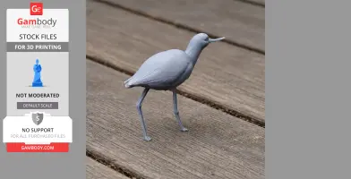 Banded stilt - Prehistoric Animal STL