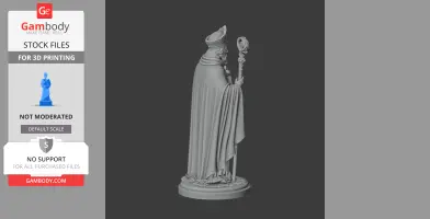 Saint Aquilinus of Fossombrone - Devotional - STL 3D Print