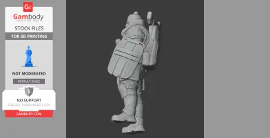 Makoa Gibraltar - Apex Legends - Character Figure STL