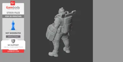 Makoa Gibraltar - Apex Legends - Character Figure STL