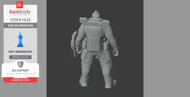 Makoa Gibraltar - Apex Legends - Character Figure STL