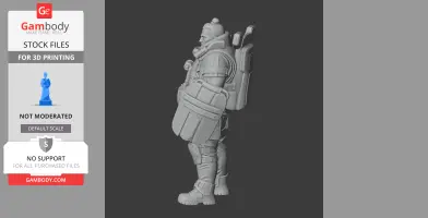 Makoa Gibraltar - Apex Legends - Character Figure STL