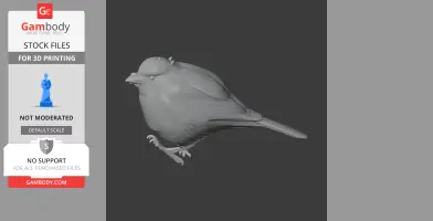 Banded whiteface - Prehistoric Animal STL