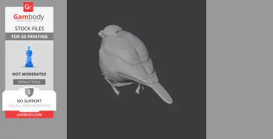 Banded whiteface - Prehistoric Animal STL