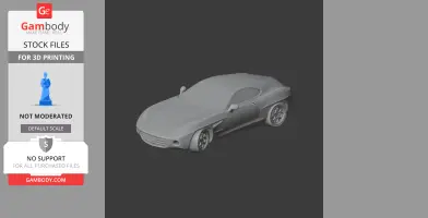 Diatto Ottovu Zagato - Scale Vehicle STL