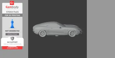 Diatto Ottovu Zagato - Scale Vehicle STL