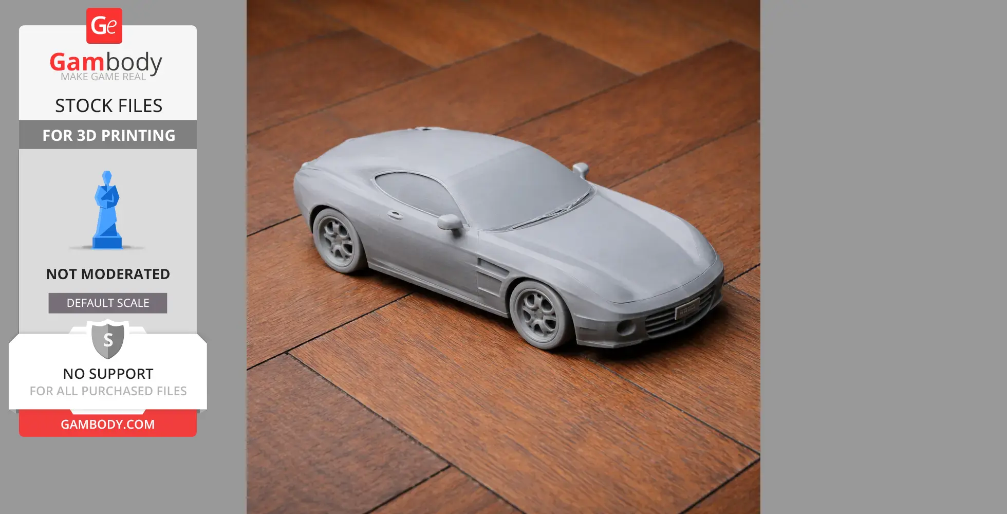 Diatto Ottovu Zagato - Scale Vehicle STL