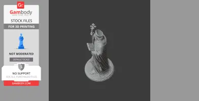 Saint Aquilinus of Milan - Devotional Statue - STL 3D Print