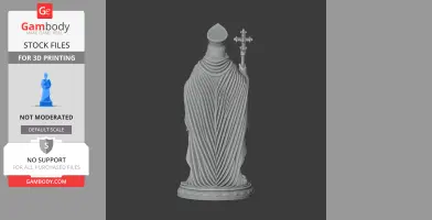 Saint Aquilinus of Milan - Devotional Statue - STL 3D Print