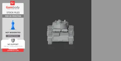 Neubaufahrzeug tank - Tank Model STL