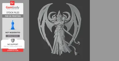 Malthael Diablo 4 Figurine - Character Figure STL