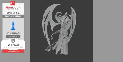 Malthael Diablo 4 Figurine - Character Figure STL
