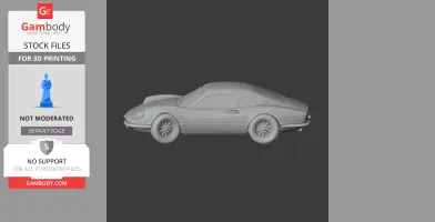 Dino 206 GT and 246 GT - Scale Vehicle STL