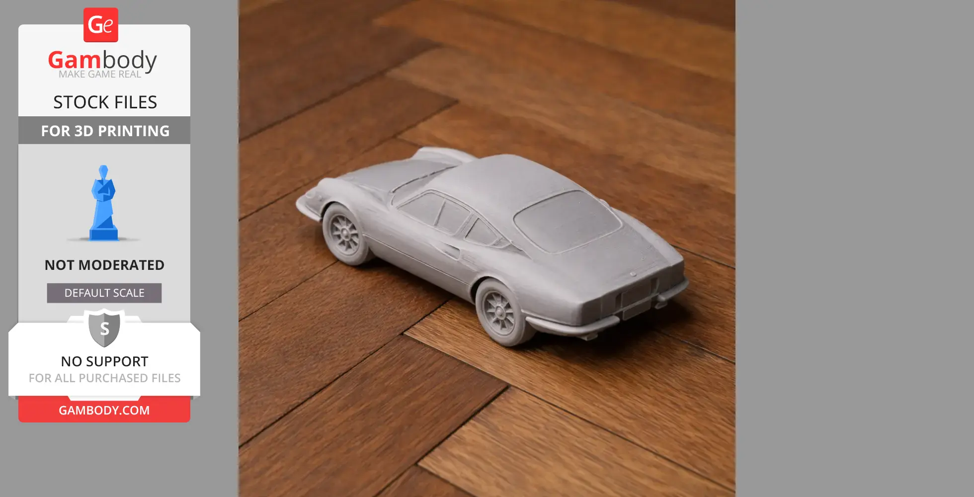 Dino 206 GT and 246 GT - Scale Vehicle STL
