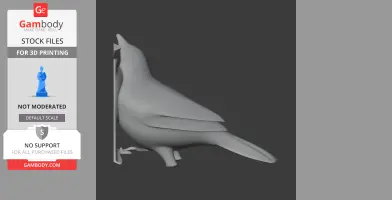 Banded wren - Prehistoric Animal STL