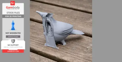 Banded wren - Prehistoric Animal STL