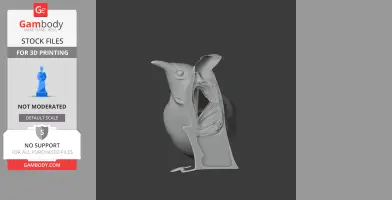 Banded wren - Prehistoric Animal STL