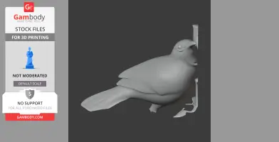 Banded wren - Prehistoric Animal STL