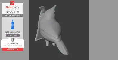 Banded wren - Prehistoric Animal STL
