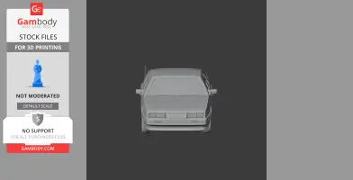 DMC DeLorean - Scale Vehicle STL