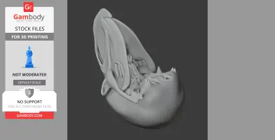 Umbrellabird Skull - Skull Replica STL