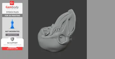 Umbrellabird Skull - Skull Replica STL