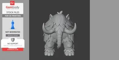 Mammorest - Palworld Figurine - Character Figure STL