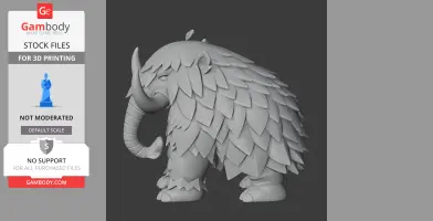 Mammorest - Palworld Figurine - Character Figure STL