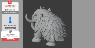Mammorest - Palworld Figurine - Character Figure STL
