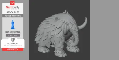 Mammorest - Palworld Figurine - Character Figure STL