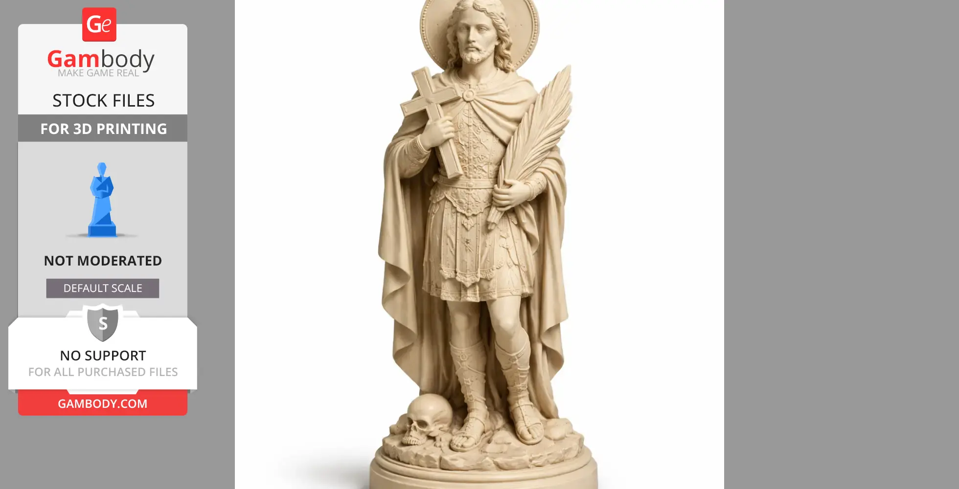 Saint Arcadius of Mauretania - Devotional - STL 3D Print