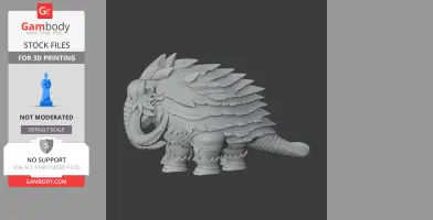 Mammorest Cryst - Palworld Figurine - Character Figure STL