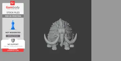 Mammorest Cryst - Palworld Figurine - Character Figure STL