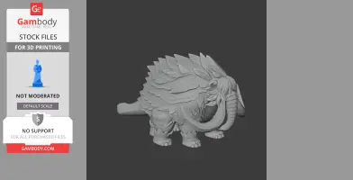 Mammorest Cryst - Palworld Figurine - Character Figure STL